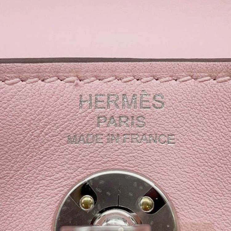 Pre Owned Hermes Rose Sakura Mini Swift Lindy 20