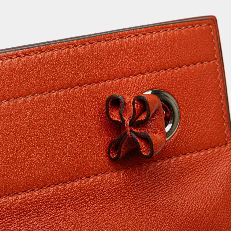 Pre Owned Hermes Orange Mini Swift Aline Bag