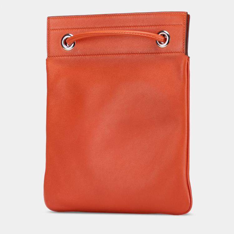 Pre Owned Hermes Orange Mini Swift Aline Bag