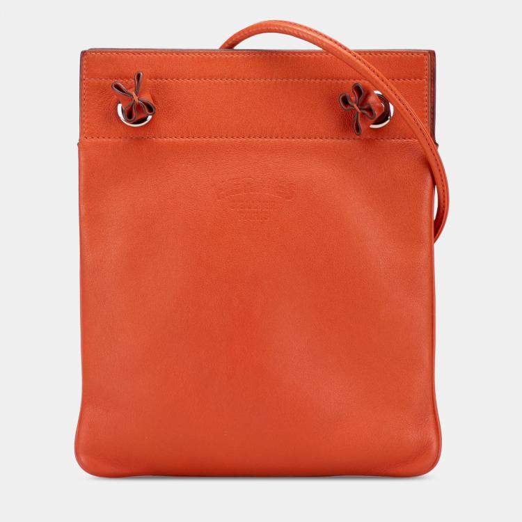 Pre Owned Hermes Orange Mini Swift Aline Bag