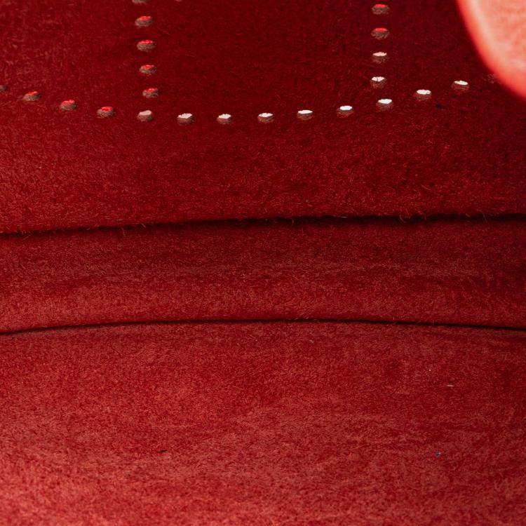 Pre Owned Hermes Pink Clemence Evelyne III 29