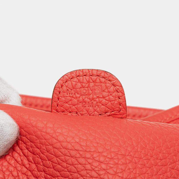 Pre Owned Hermes Pink Clemence Evelyne III 29