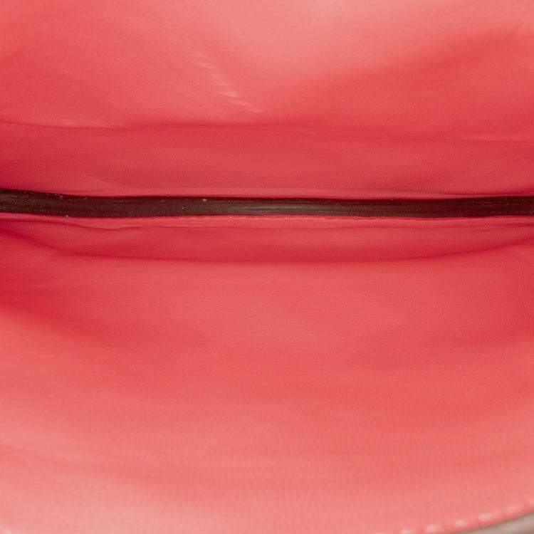 Pre Owned Hermes  Trim Duo 24  Pink Evercolor Leather Bag