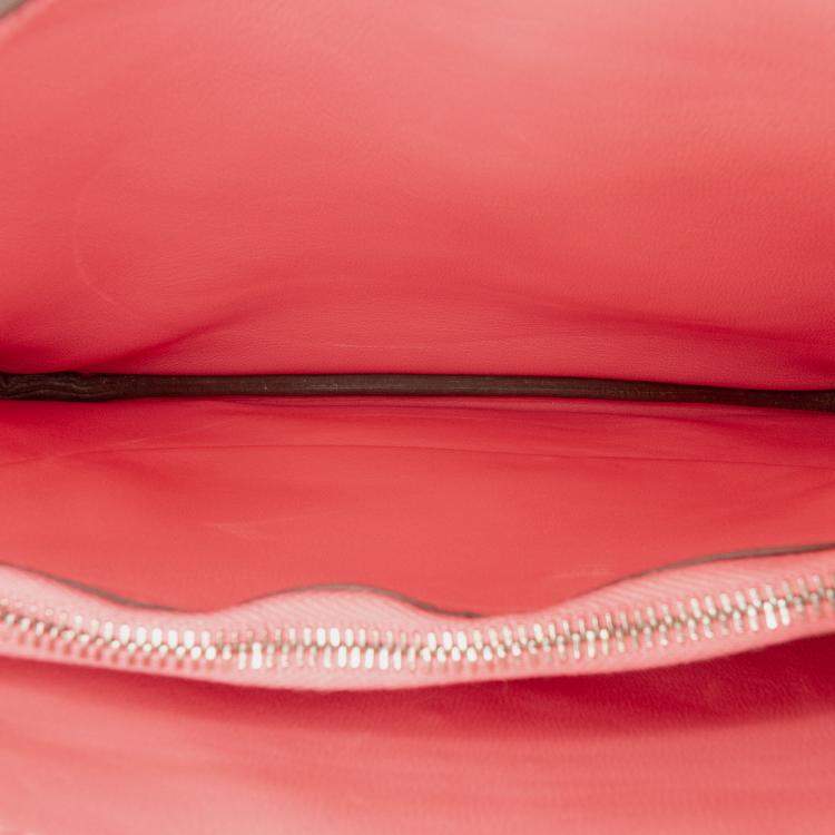 Pre Owned Hermes  Trim Duo 24  Pink Evercolor Leather Bag