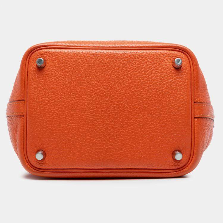 Pre Owned Hermes Feu Clemence Picotin Lock 18