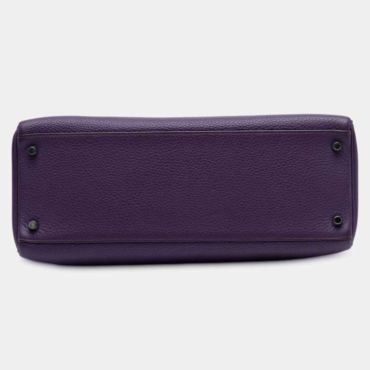 مملوكة مسبقًا Hermes Ultraviolet Togo Kelly II Retourne 35