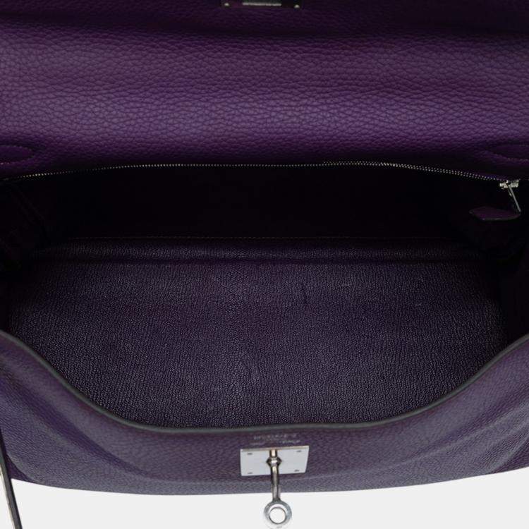مملوكة مسبقًا Hermes Ultraviolet Togo Kelly II Retourne 35