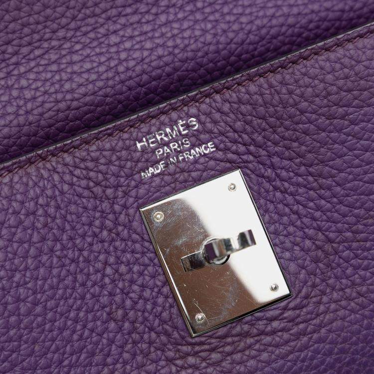 مملوكة مسبقًا Hermes Ultraviolet Togo Kelly II Retourne 35