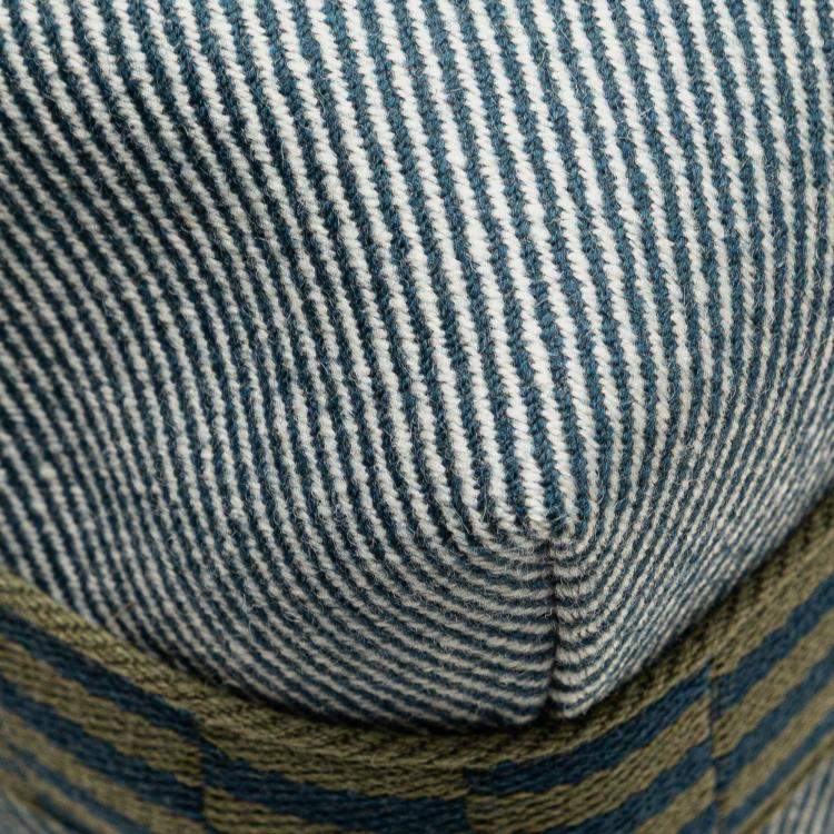 مملوكة مسبقًا Hermes Blue Green Small Wool Bride A Brac H Natte Case