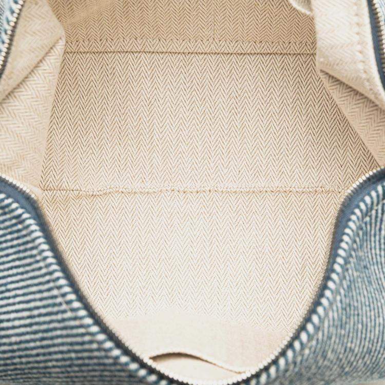 مملوكة مسبقًا Hermes Blue Green Small Wool Bride A Brac H Natte Case