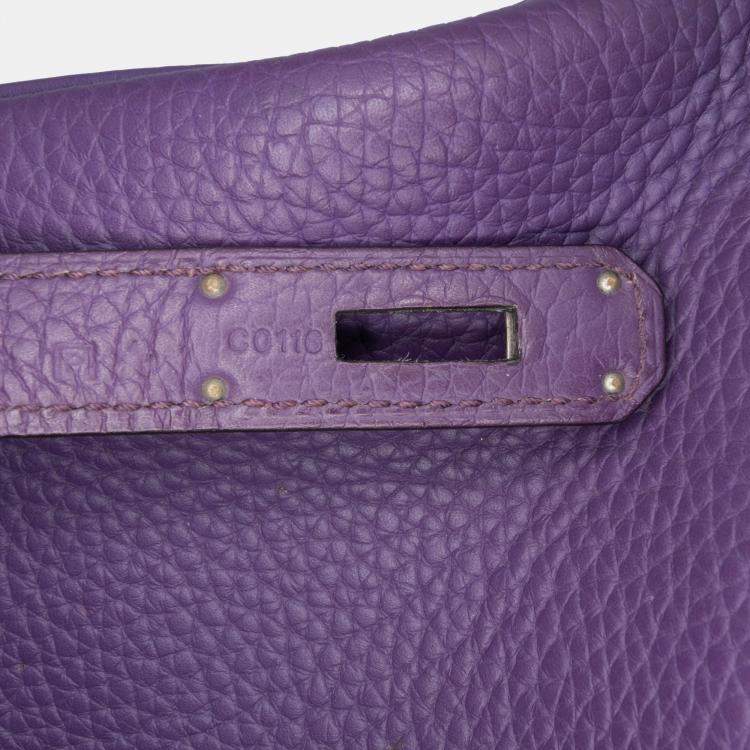 Pre Owned Hermes Ultraviolet Togo Kelly II Retourne 35
