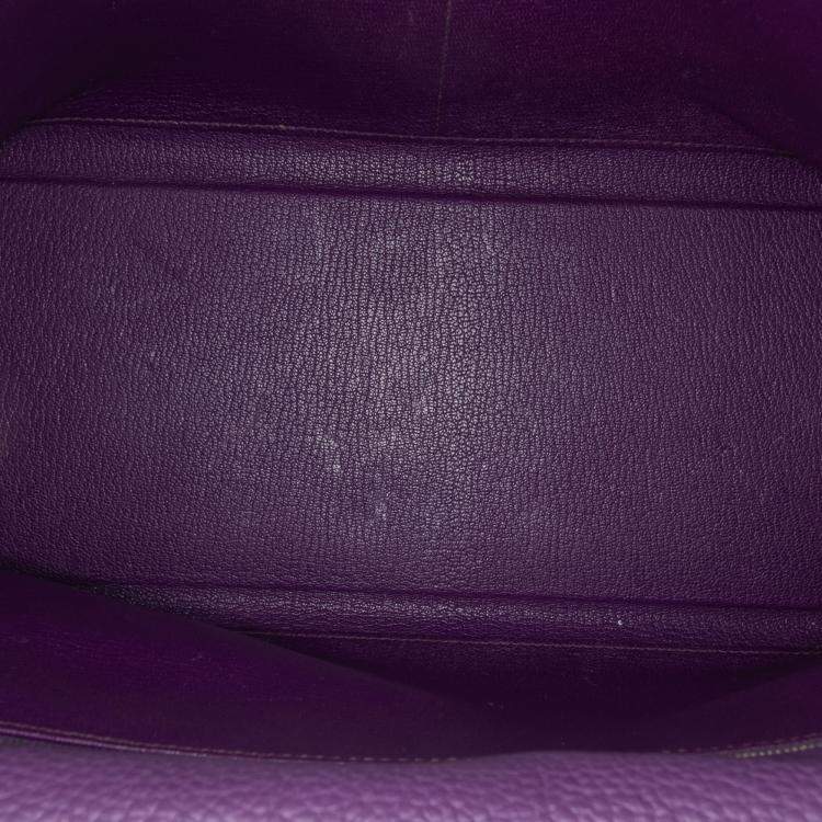Pre Owned Hermes Ultraviolet Togo Kelly II Retourne 35