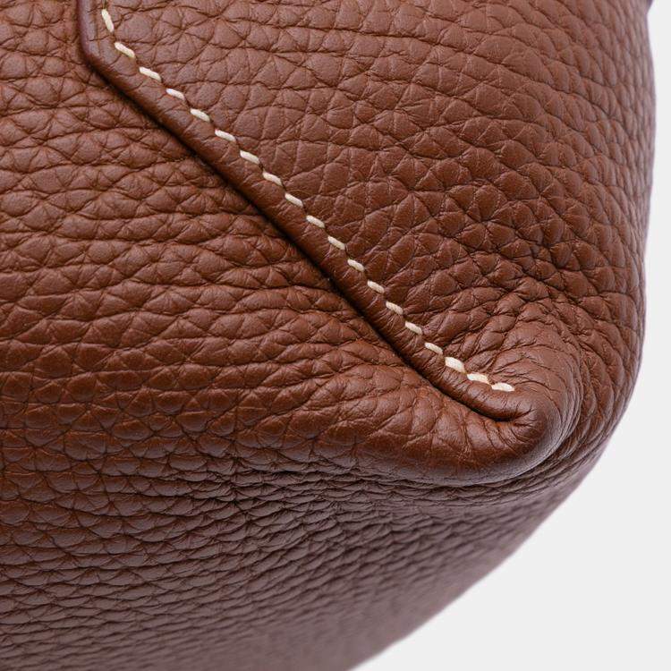 Pre Owned Hermes Brown Pink Clemence Double Sens 36