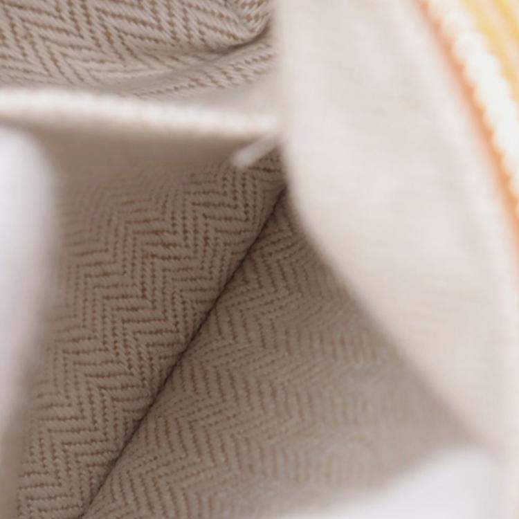 Pre Owned Hermes Orange Small Wool Bride a Brac Au Carre Case