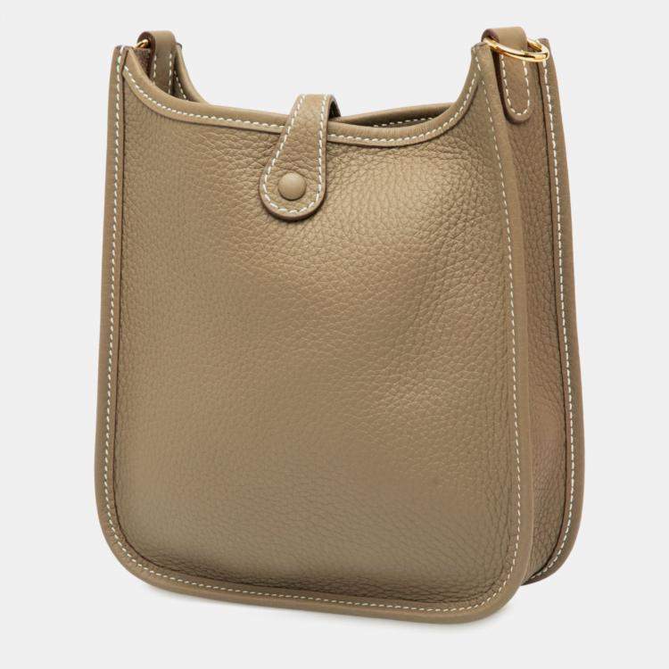 Pre Owned Hermes Brown Clemence Evelyne Amazone 16