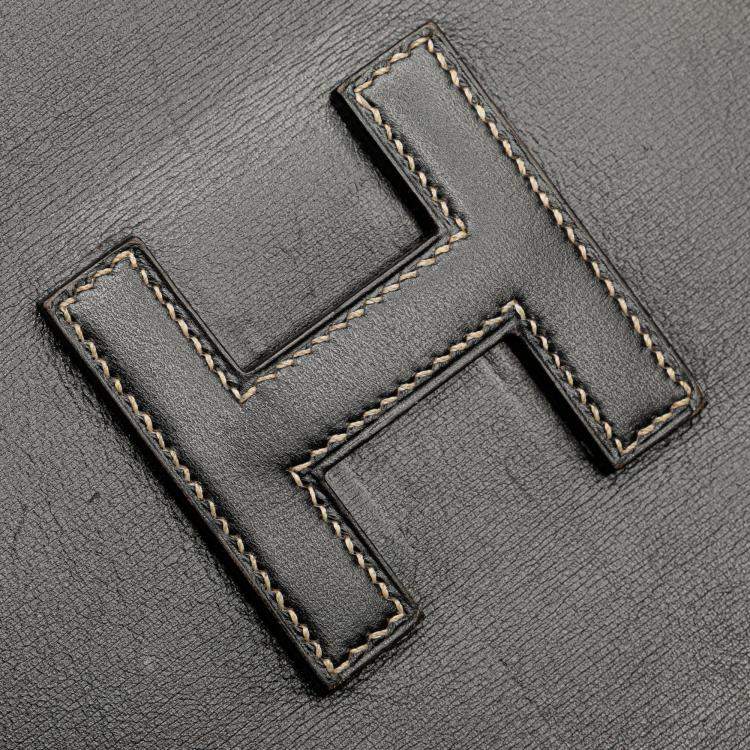 Pre Owned Hermes Black Box Calf Jige 29