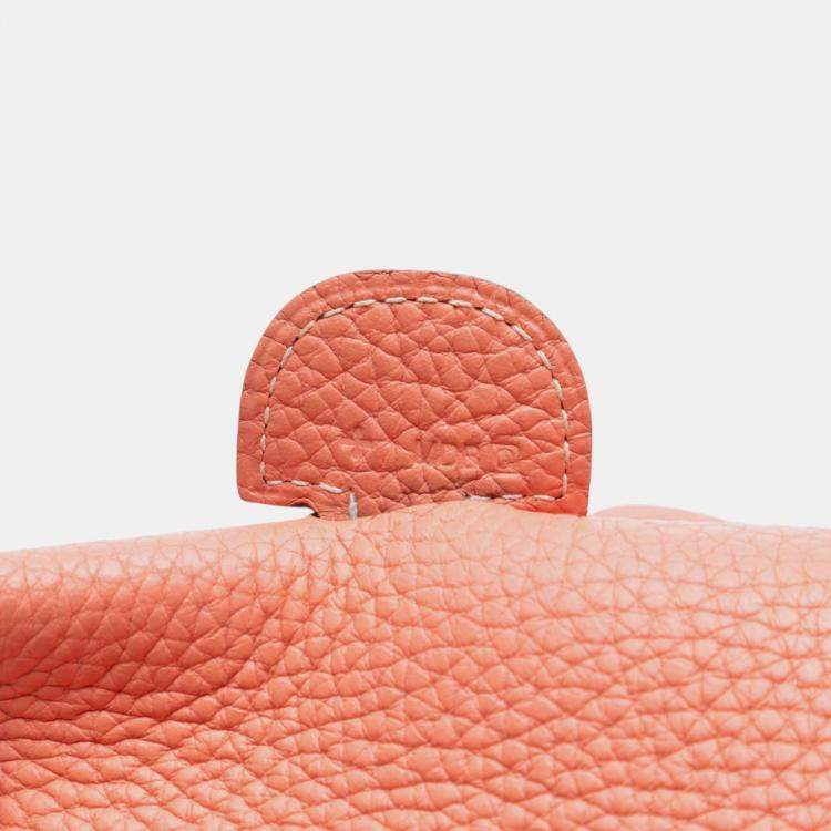 Pre Owned Hermes Pink Clemence Evelyne III 29