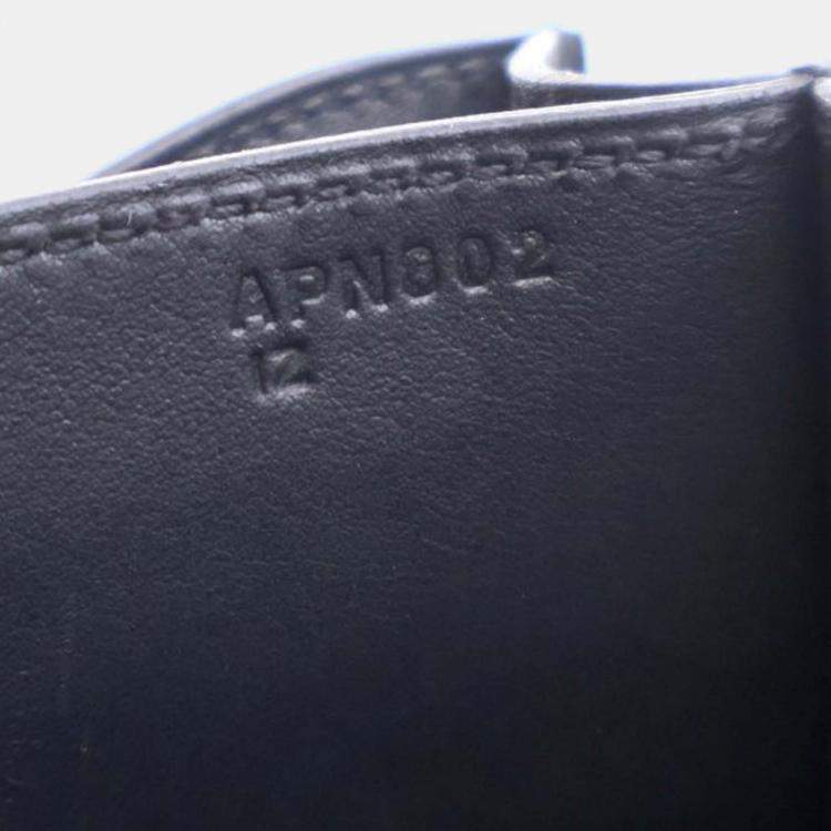 Pre Owned Hermes Noir Mini Swift Marble Constance 18