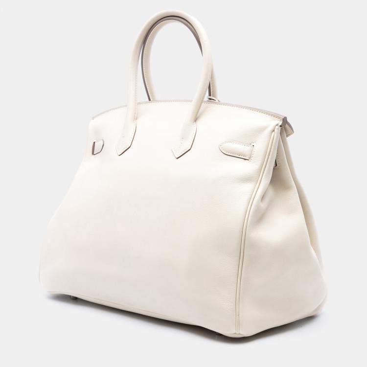 Pre Owned Hermes Beton Swift Birkin Retourne 35