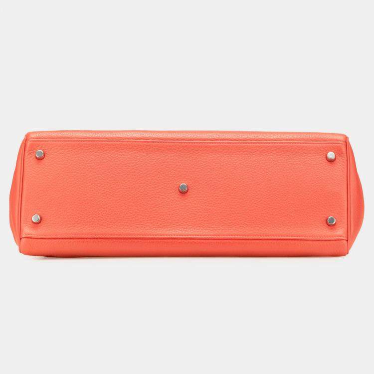 Pre Owned Hermes Bougainvillea Togo JPG Shoulder Kelly II 42