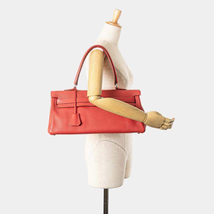 Pre Owned Hermes Bougainvillea Togo JPG Shoulder Kelly II 42