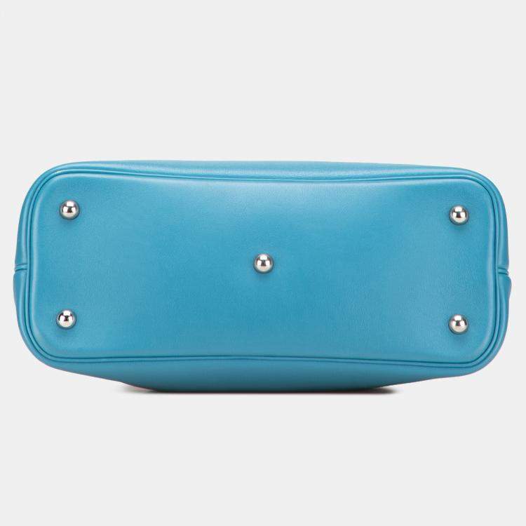 Pre Owned Hermes Turquoise Swift Bolide 1923 30