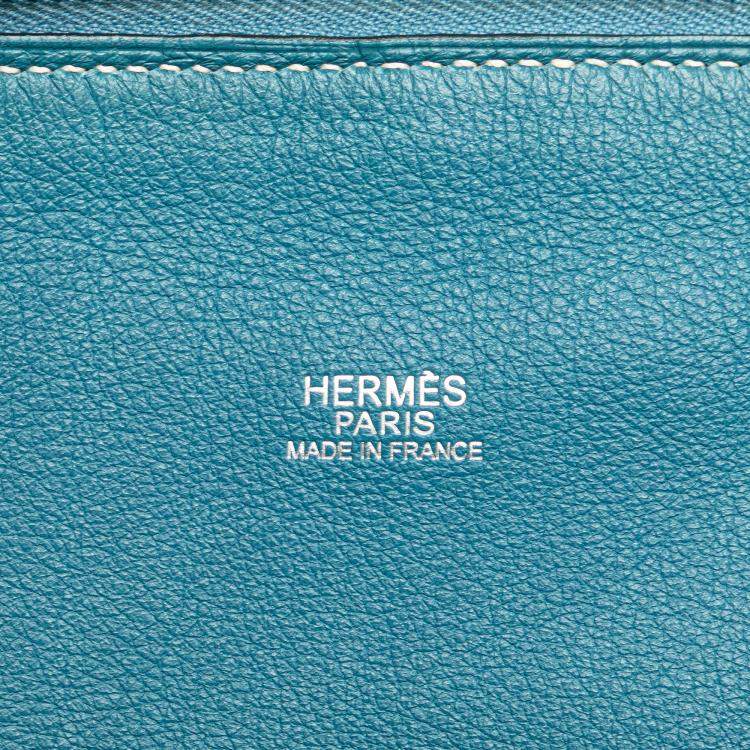 Pre Owned Hermes Turquoise Swift Bolide 1923 30