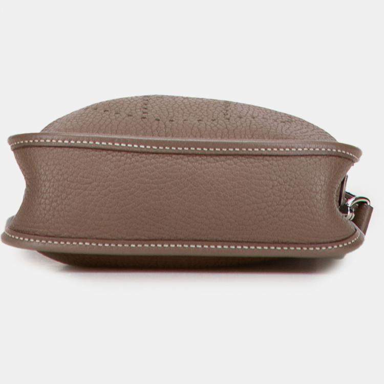 Pre Owned Hermes Etoupe Clemence Evelyne TPM