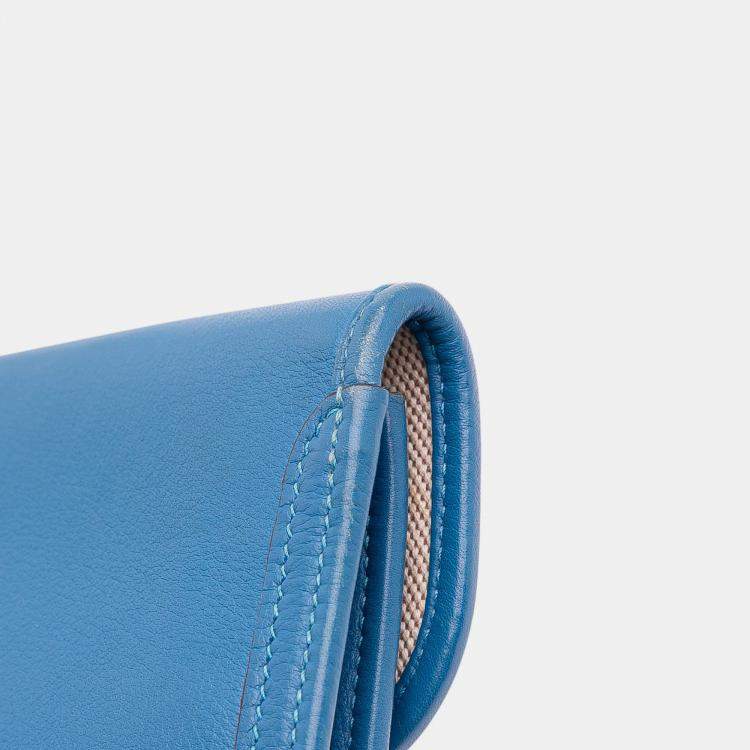 Pre Owned Hermes Blue Zanzibar Swift Jige Elan 29