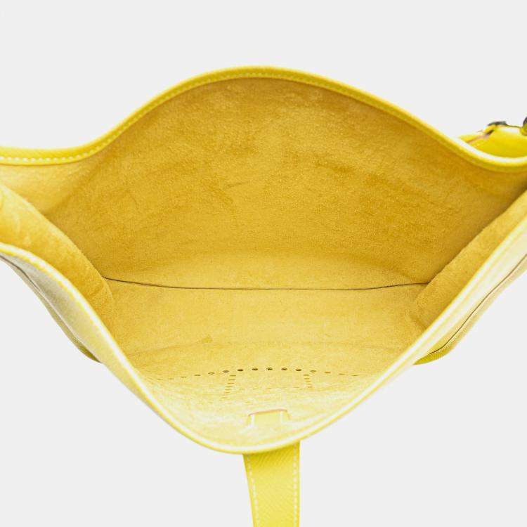 مملوكة مسبقًا Hermes Lime Epsom Evelyne III 33