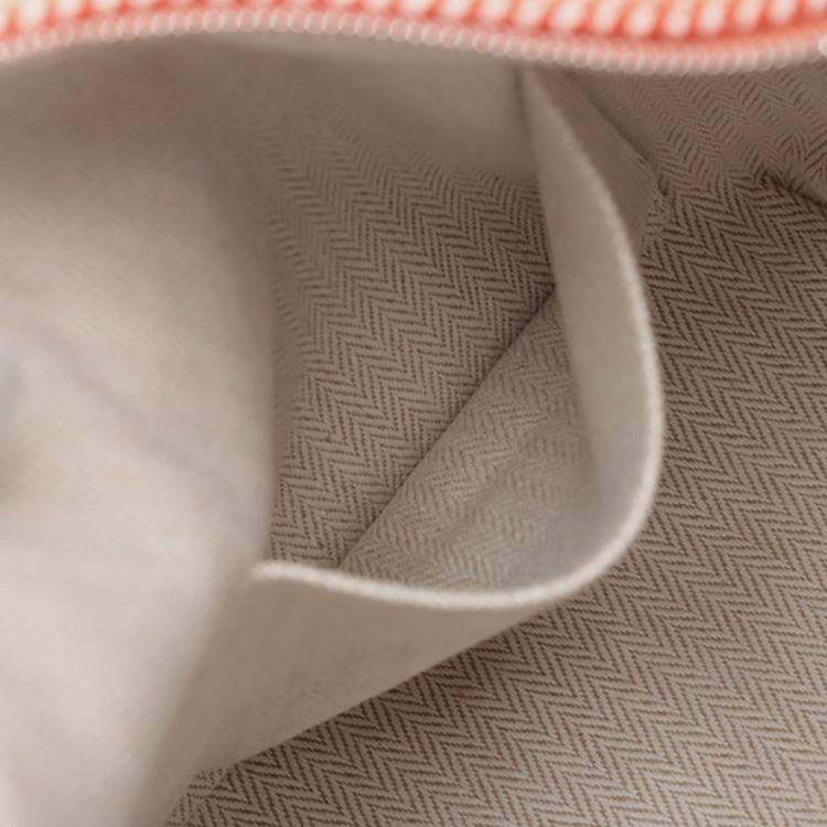 Pre Owned Hermes Blue Red Large Wool Bride A Brac H Natte Case