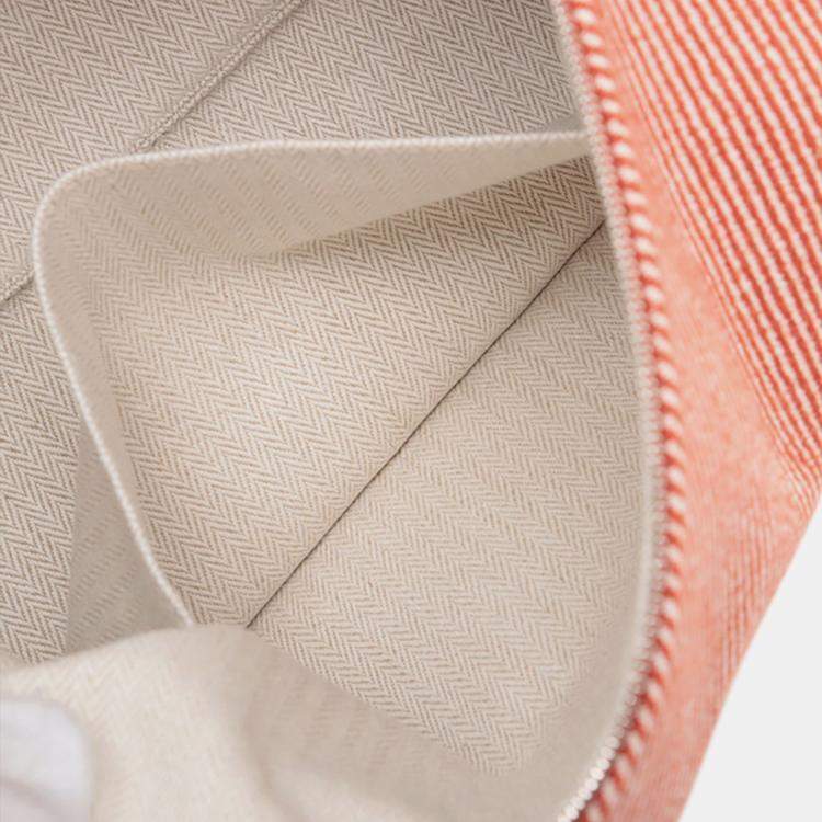 Pre Owned Hermes Blue Red Large Wool Bride A Brac H Natte Case