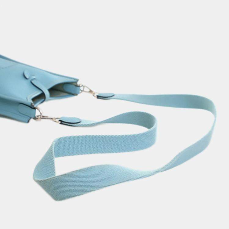 Pre Owned Hermes Blue Clemence Evelyne TPM 16