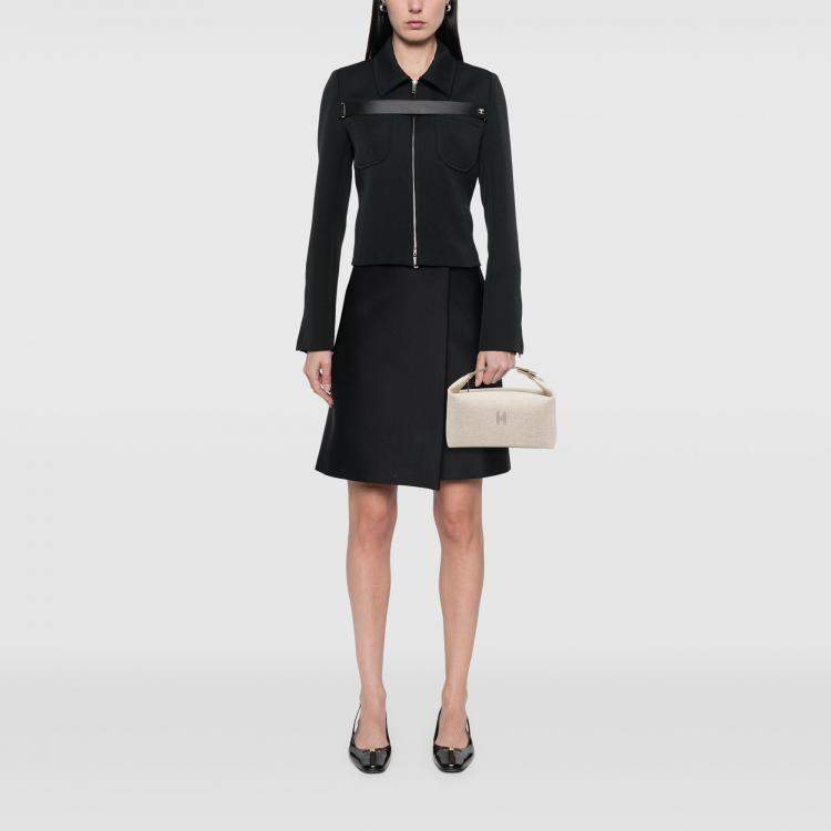 Pre Owned Hermes Brown Large Wool Au Carre Bride A Brac Case