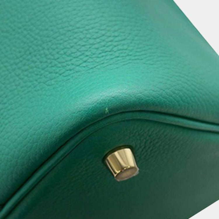 مملوكة مسبقًا Hermes Vert Jade Maurice Picotin Lock 18