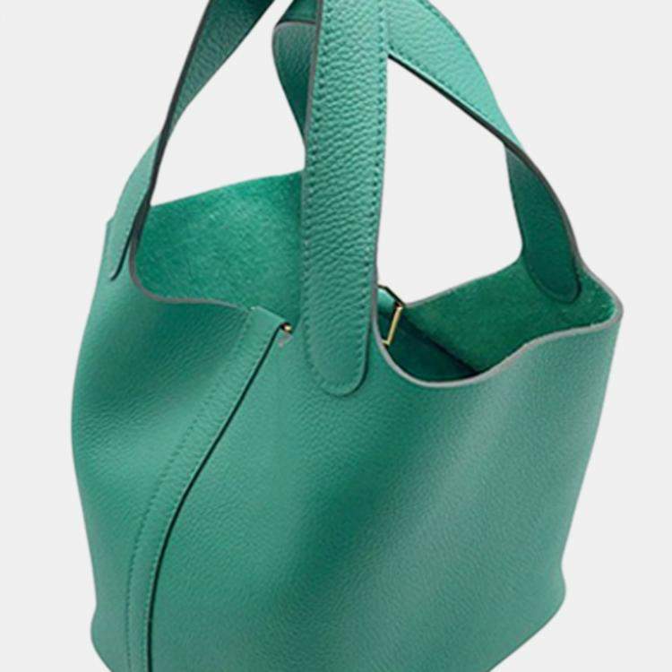 مملوكة مسبقًا Hermes Vert Jade Maurice Picotin Lock 18