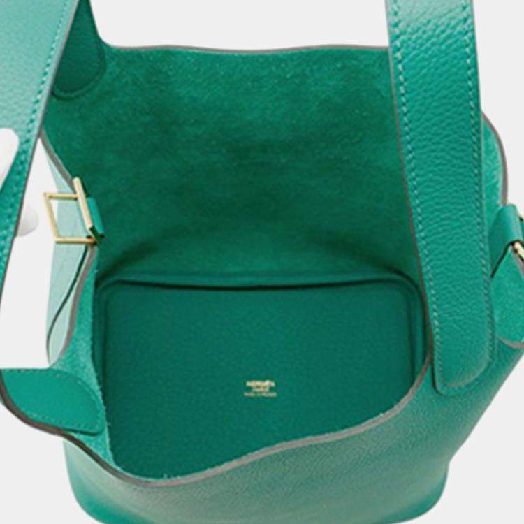 مملوكة مسبقًا Hermes Vert Jade Maurice Picotin Lock 18