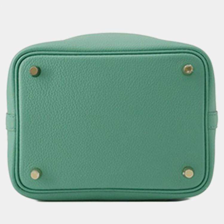 مملوكة مسبقًا Hermes Vert Jade Maurice Picotin Lock 18