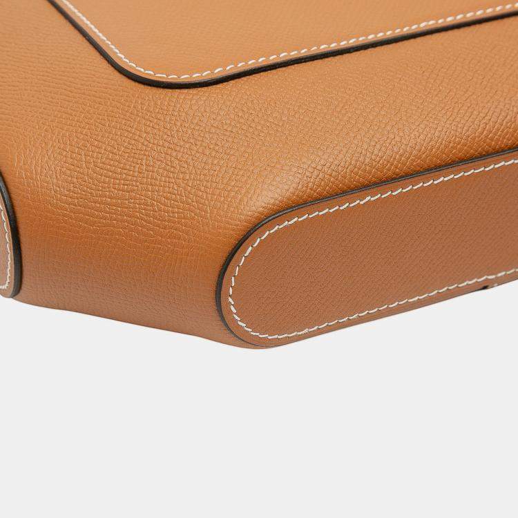 Pre Owned Hermes Gold Epsom Octogone Clutch