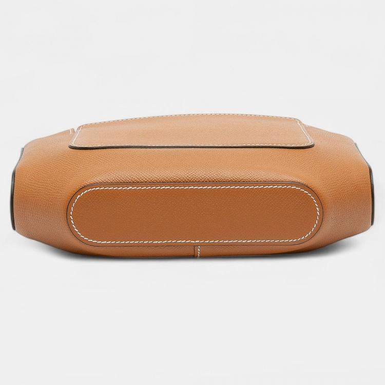 Pre Owned Hermes Gold Epsom Octogone Clutch