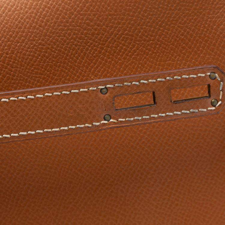 Pre Owned Hermes Brown Epsom Kelly Depeches 38
