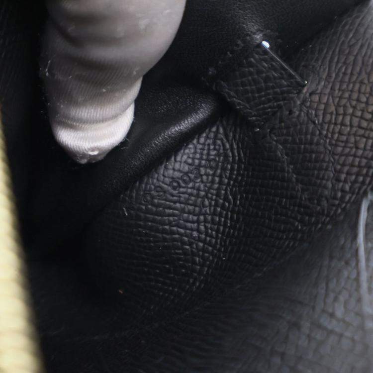 Pre Owned Hermes Black Epsom Kelly To Go Wallet