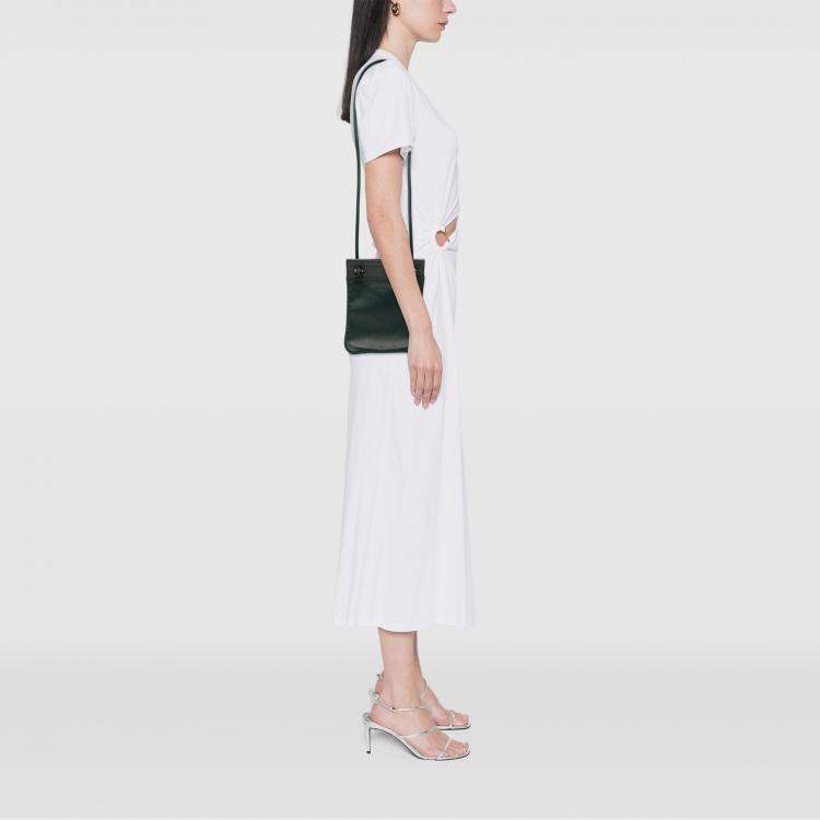 Pre Owned Hermes Vert Rousseau Mini Swift Aline Bag