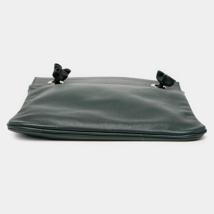 Pre Owned Hermes Vert Rousseau Mini Swift Aline Bag