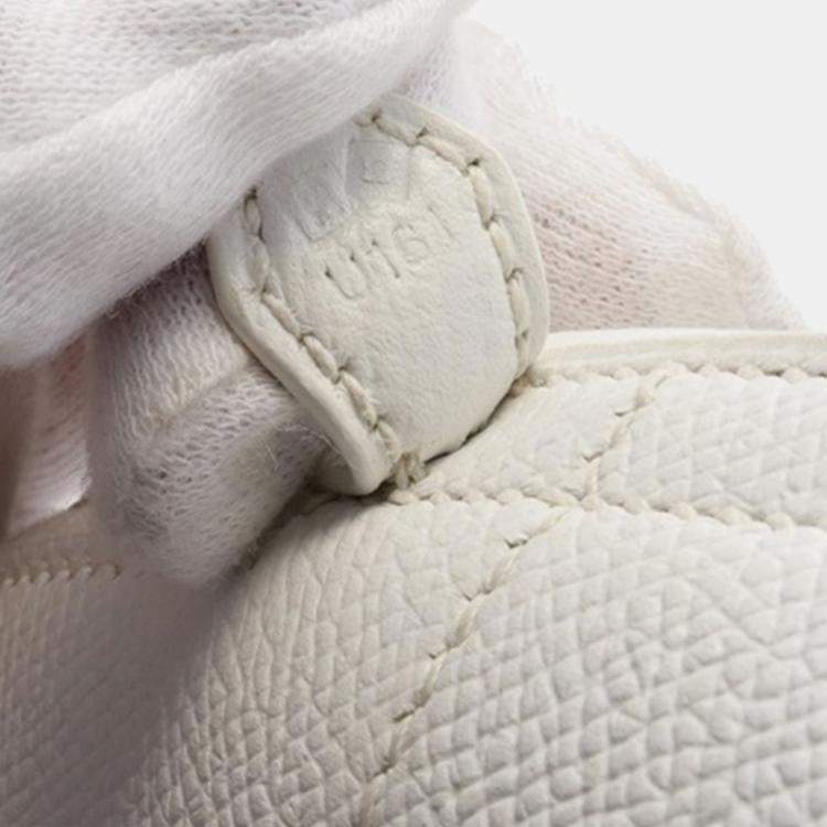 Pre Owned Hermes Blanc Epsom Bolide 27