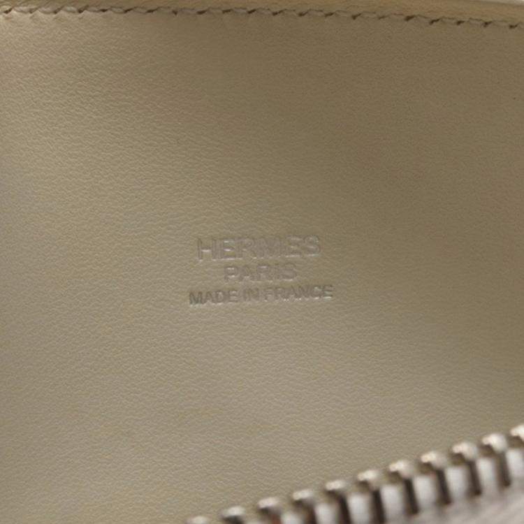 Pre Owned Hermes Blanc Epsom Bolide 27