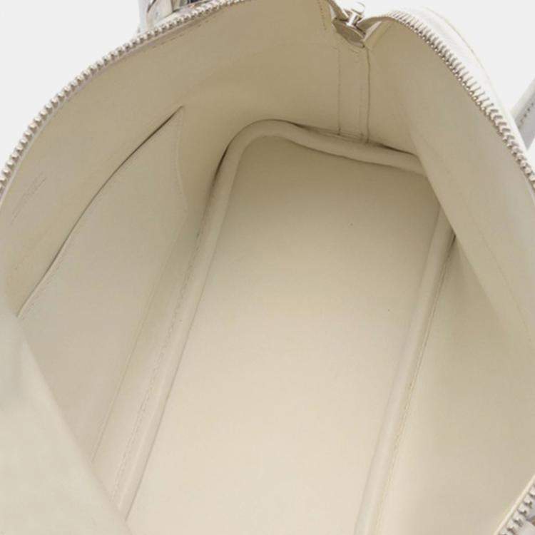 Pre Owned Hermes Blanc Epsom Bolide 27
