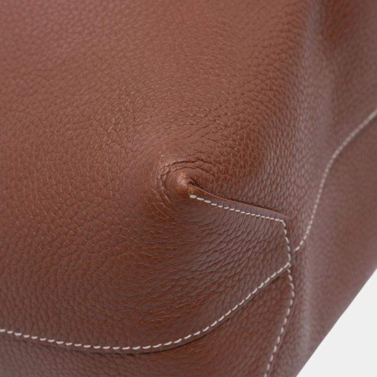 Pre Owned Hermes Marron and Tosca Clemence Double Sens 36