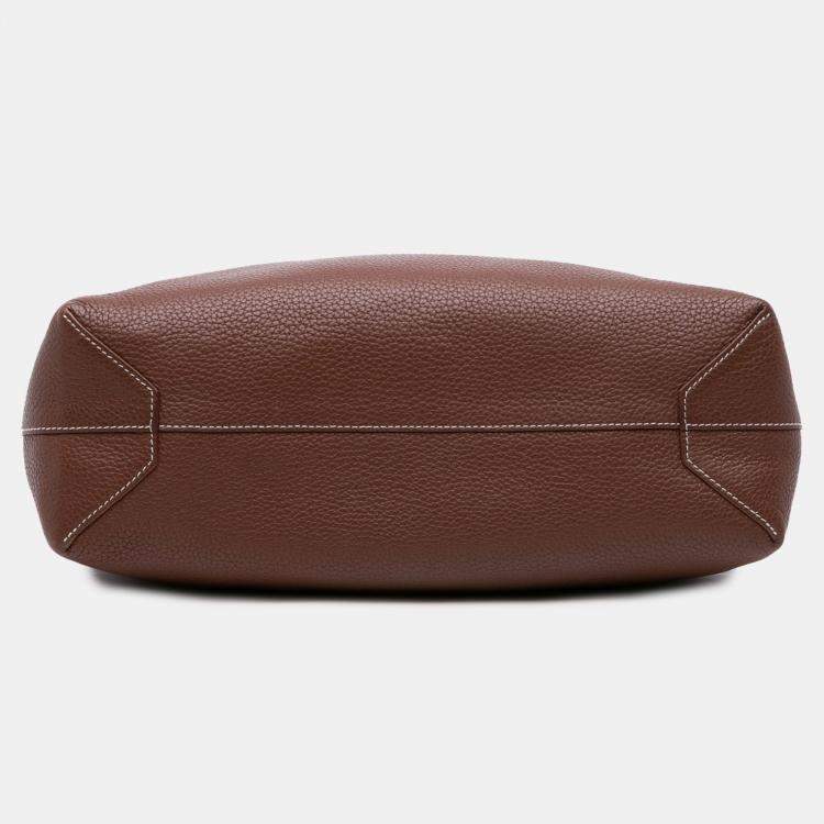 Pre Owned Hermes Marron and Tosca Clemence Double Sens 36