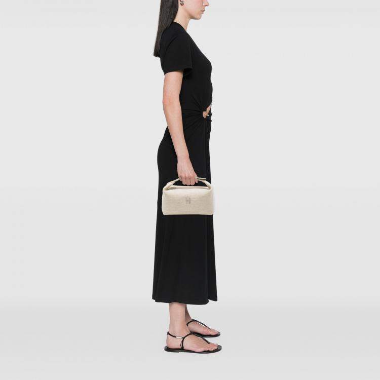 Pre Owned Hermes Beige Large Wool Au Carre Bride A Brac Case